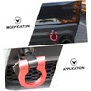 SOLUSTRE Trailer Hitch Front Bumper Towing Rings Automobile Tow Hook