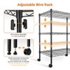 YSSOA 3-Tier Heavy Duty Storage Shelves 750Lb Capacity, 24.02" D