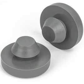 Omoojee 2 Pcs Rack Replacement Cooler Feet, Non-Slip Rubber Feet for Most 20qt 45qt 65qt 110qt 145qt Coolers, Compatible with Yeti Coolers, Prevent Sliding, Gray