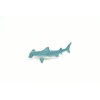US TOY Hammerhead Shark, Curved, Very Nice Plastic Replica 3"