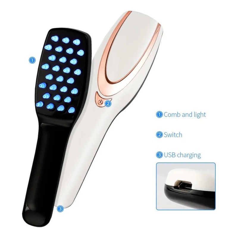 Peine Masaje Eléctrico Para El Cuidado Del Cuero Cabelludo