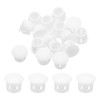 sourcing map 32PCS 8mm(5/16") White Plastic Hole Plugs, Flush Type
