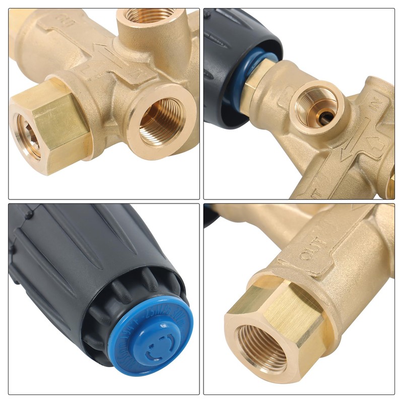 Timunr 3650PSI Trapped Pressure Unloader Valve 3/8 Inch FNPT General