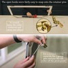 Sliding Screen Door Tension Spring Rollers Replacement with 1-1/4" Steel
