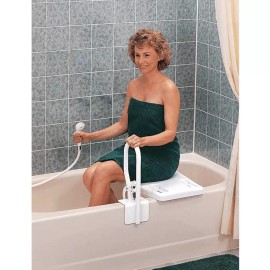 MOBB Portable Shower Bench - Bath Bench Can Be Adjusted to Fit Any Standard Tub -...
