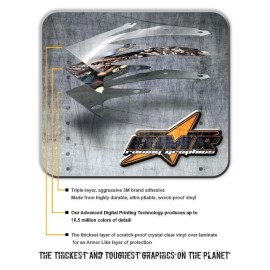 AMR RACING GRAPHICS Dirt Bike Graphics Kit MX Decal For Kawasaki KX250 21-23/KX450 19-21 Reaper Y