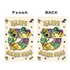 Happy Mardi Gras Garden Flag 12x18 Inch Double Sided, Holiday