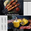 HAUSHOF 15PC Grilling Accessories BBQ Grill Set Barbecue Utensils 16.5"