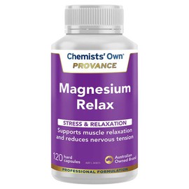 Chemists' Own Provance Magnesium Relax 120 Capsules
