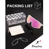 BangLong Sports Sunglasses for Men Women,UV400 Protection Baseball Sun Glasses