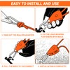 Mritrit 4 Tent Guy Ropes with Pulley, 4m Adjustable Ratchet