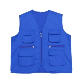 Toi&moi Work Vest, Fishing Vest, Outdoor, Photographer, Photography, Climbing, Fishing, 6 Pockets, Multi-functional Vest, Work Wear, Breathable, Durable, Lightweight, 7 Colors, Events, Concerts,