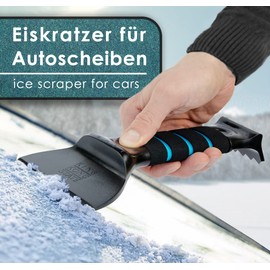 King Kong State Eiskratzer 2 in 1 - Auto-Eiskratzer mit Frost- und Ice- Klinge für freie Autoscheiben im Winter