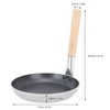 Black Non Stick Pan Household Frying Pan Portable Cooking Pan