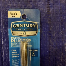 Century Drill & Tool Co Inc Metric Plug Tap - 10.0 x 1.50mm -97317