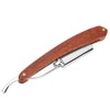 Manual Razor Professional Men Male Wooden Handle Folding Shaver Blade