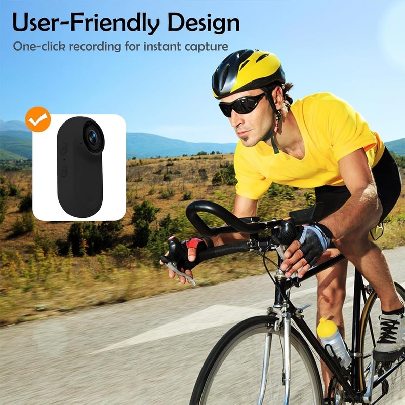 OBEST Mini Body Camera,1080P Wearable Action Body Cam,Thumb Size Hands