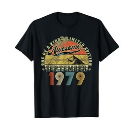 46 Year Old Birthday Gifts For Men September 1979 46th Bday T-Shirt