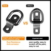 Hihaha 4pcs D Ring Tie Down Anchor 1/4" Diameter for