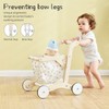 labebe Baby Push Walker Doll Stroller, Push Toy for Toddler,