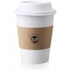KTOB [50 pack] 12 oz Compostable Coffee Cups with Lids