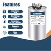 SUREPHON 45+7.5 uF 45/7.5 MFD ±6% 370V/440V Dual Run Circular