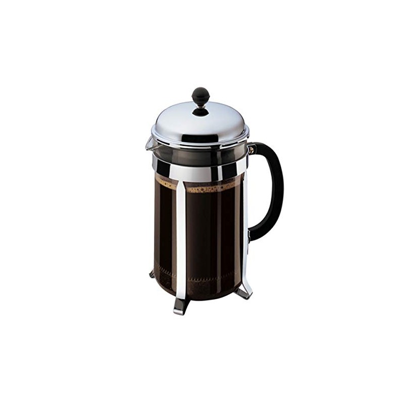 Bodum 51oz Chambord French Press Coffee Maker, High-Heat Borosilicate Glass,