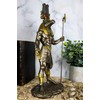 Ebros Faux Bronze Egyptian Benevolent God Sobek with Crocodile Head