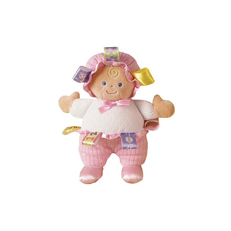 Taggies Baby Doll Huggable Plush Soft Toy with Sensory Tags,