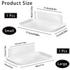 Zisqerts Foldable Wall Shelf for Bathroom & Kitchen, 2 Pcs