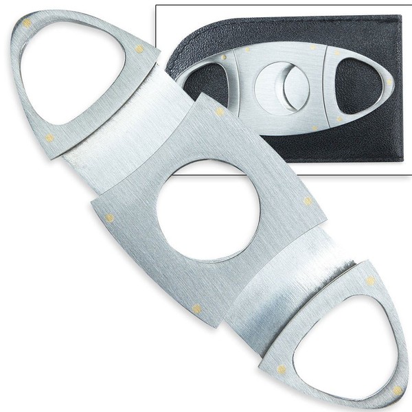 Stackhouse Guillotine Cigar Cutter - Silver