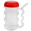 Arrow Plastic SET OF 2 Plastic Sip-A-MUG with Built-In straw,