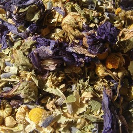 Herbal Tea, Can You Sleep Soundly? Tea Bag, 0.07 oz (2 g) x 12 Packets, Relaxing Chamomile Scent, Lavender, Linden Blend, Original, Decaffeinated Natural Herb Blue Moon