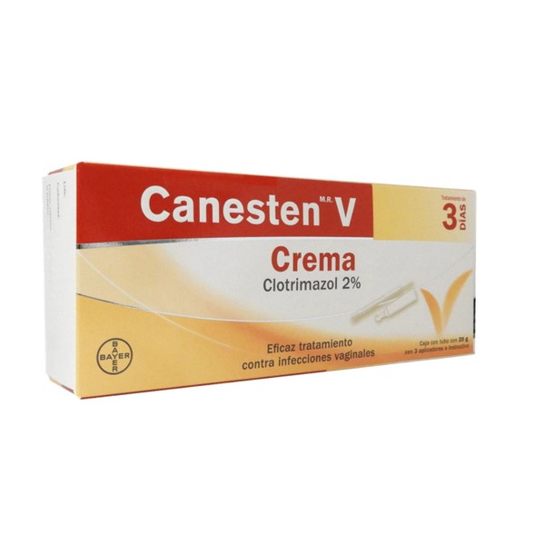 Canesten V Clorotimazol 2% Cream 3 days Yeast Infection Crema Infeccion Vaginal