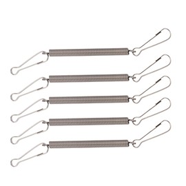 HYROOY 5PCS Spring with 2 Clips Used Singly or in Combination to Hold Water Dispenser Drinking Bottle for Small Animals