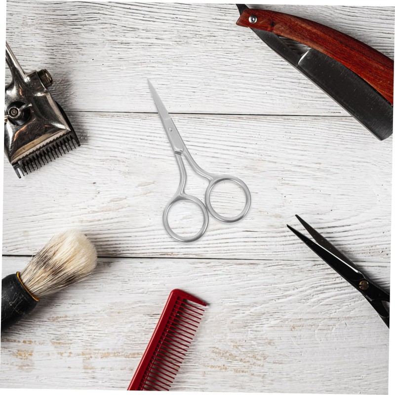 WOONEKY Multi-function Eyebrow Nose Hair Scissors Compact Beauty Grooming Tool