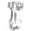 MEIJUN 31.8mm Bike Silver Stem Aluminum Alloy Bicycle Handlebar Stem