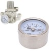 Vacuum Pressure Gauge 1/8in Stainless Steel Dial Liquid Filled Pneumatic