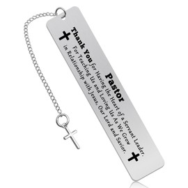 Bookmark for Pastor Gifts Book Lover Gift Pastor Appreciation Gifts Thank You Bookmark Christian Gifts for Pastor Valentines Day Present for Pastor Religious Scripture Baptism Faith Gift Bookmark