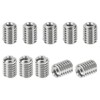PATIKIL 10pcs M6*1 Male M3*0.5 Female Thread Adapter Sleeve Reducer