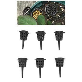 100 Piezas Cestas Fertilizante Bonsái Tapa Mini Malla Portátiles Granular Orquídeas Suculentas Plantas Interior