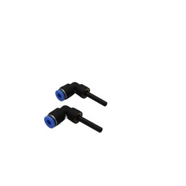 Pneumatic Angle Plug Connection 4 mm Plug Nipple to 4 mm IQS Hose Connection Set of 2