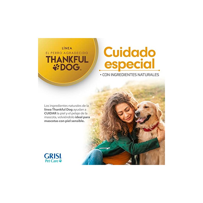 Shampoo De Avena Thankful Dog 400ml, color, 400 ml, pack