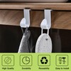UFURMATE Over Cabinet Door Hooks, 8Pcs Plastic Over Door Single