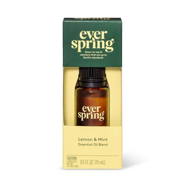 Everspring Lemon & Mint Essential Oil Blend - 0.5 fl oz