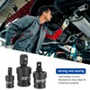 DAKCOS Impact Universal Joint Socket Set, 3 Piece Swivel Socket