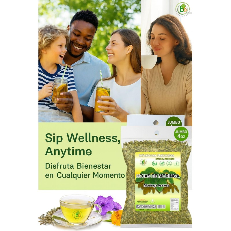 Moringa Leaf Tea – 4 oz (113 g) – 100%