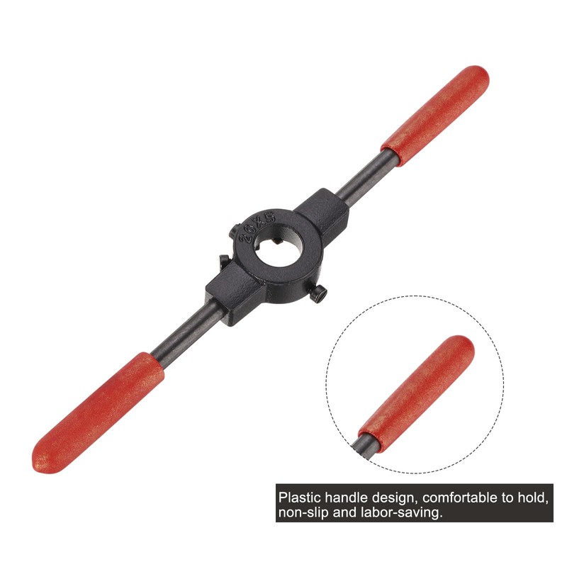 sourcing map 1/4-20 UNC Tap and Die Set 20mm Round