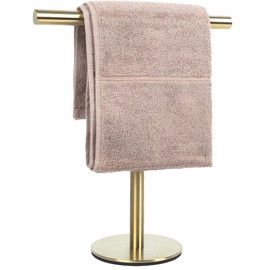 bluebyrne Soporte para Toallas de Mano de baño, Soporte para Toallas de Mano en Forma de T, Acero Inoxidable SUS304 para baño, Cocina o encimera de Cambiador