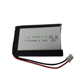 103450 3.7V 2200mAh LiPo Battery with 2-Pin 2.0mm PH Connector (1-Pack)